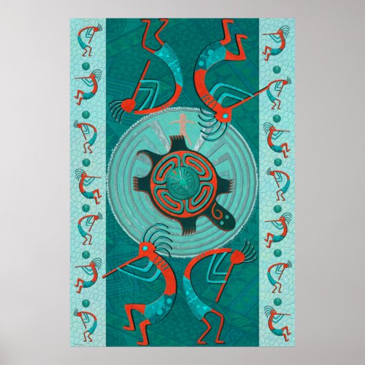 Poster Visitors Native Folk Art (Devant)