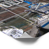 Poster Vissershaven View, Vlissingen, Pays-Bas (Coin)