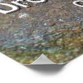 Poster Vist Lure "Breng me naar het water..." (Hoek)