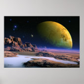 Poster Viste cosmique - art spatial (Devant)