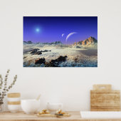 Poster Viste neige (Cuisine)