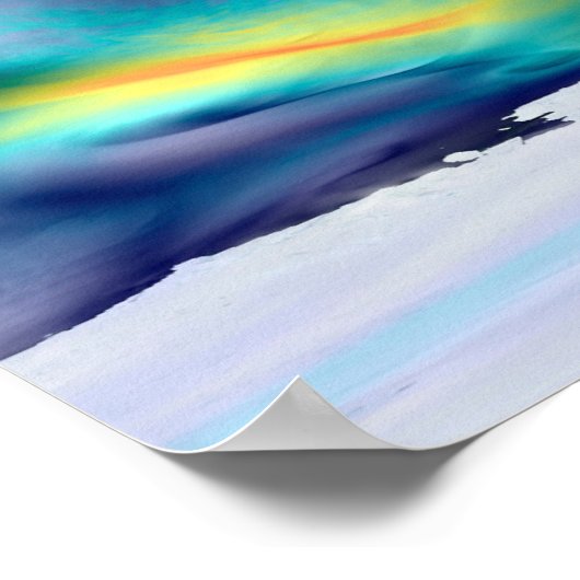 Poster Visualisation Des Vents Mondiaux. (Coin)