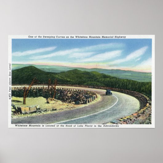 Poster Visualiser une courbe de balayage de la route comm (Devant)
