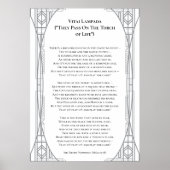 Poster Vitai Lampada Newbolt Poem Large (Devant)