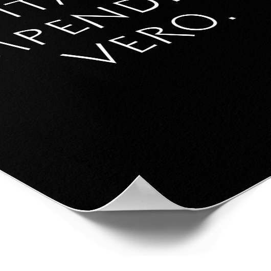 Poster Vitam Impendere Vero (Coin)