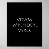 Poster Vitam Impendere Vero (Devant)
