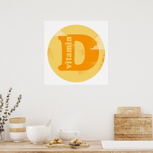 Poster Vitamine D (Cuisine)