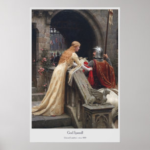 Poster Vitesse de Dieu par Edmund Leighton