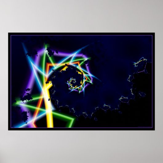 Poster vitesse de distorsion néon 2 (Devant)