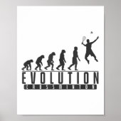 Poster Vitesse d'évolution de Crossminton (Devant)