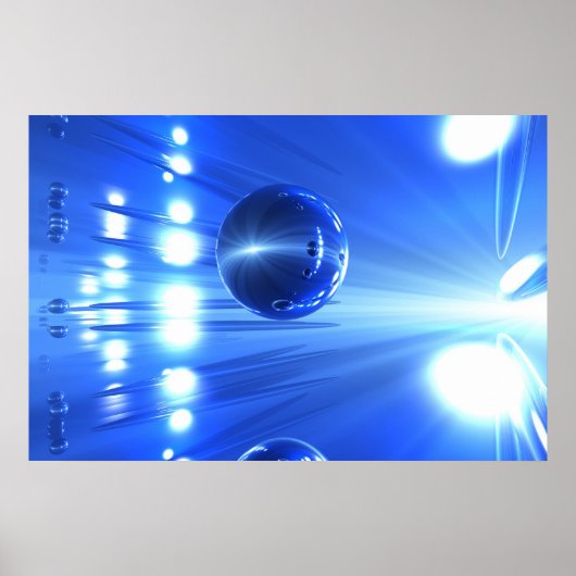 Poster Vitesse lumineuse (Devant)