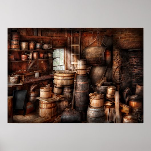 Poster Viticulteur - Il suffit d'ajouter du vin (Devant)