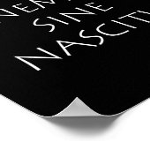 Poster Vitiis nemo sinnascitur (Coin)