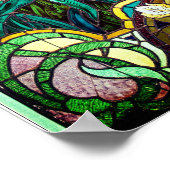 Poster Vitrail Art nouveau (Coin)