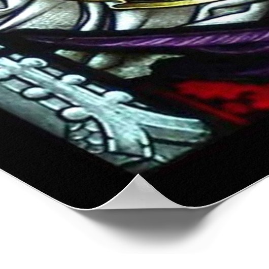 Poster vitrail d'ange (Coin)