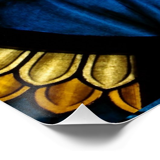 Poster Vitrail de Jésus Christ (Coin)