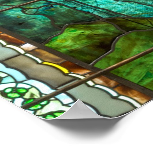 Poster Vitrail de Peacock (Coin)