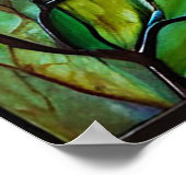 Poster Vitrail de tigre (Coin)