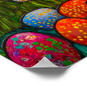 Poster Vitrail Jésus Oeuf de Pâques (Coin)