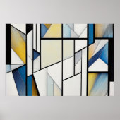 Poster Vitraux Abstraits (Devant)