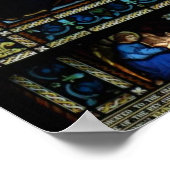 Poster Vitre de Madonna et d'Enfant (Coin)