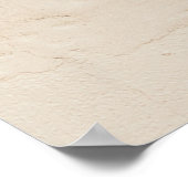 Poster Vitre encadrée en bois blanc (Coin)