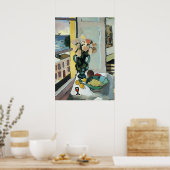 Poster Vitre et vigne Abstrait (Cuisine)