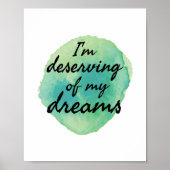 Poster vitrines positives pour l'acceptation de soi (Devant)