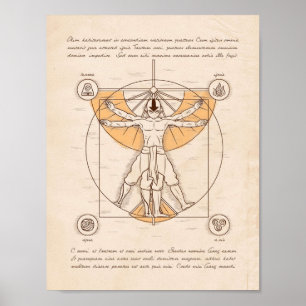Poster Vitruvian Aang