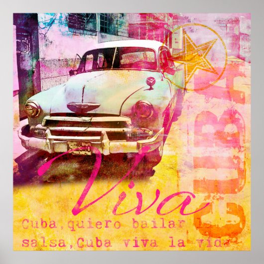 Poster Viva Cuba (Devant)
