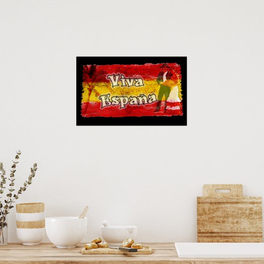 Poster Viva España (Cuisine)