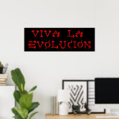 Poster Viva La Evolucion (Bureau à domicile)