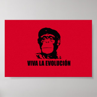 Poster Viva La Evolucion