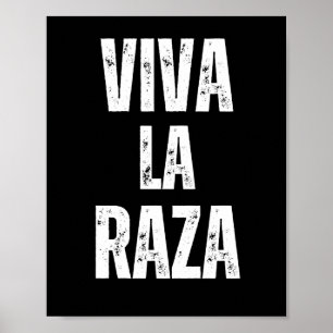 Poster Viva La Raza Droits de l'Immigration Anti Trump 20