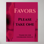 Poster Viva Magenta, Moderne Faveurs, prenez-en un (Devant)