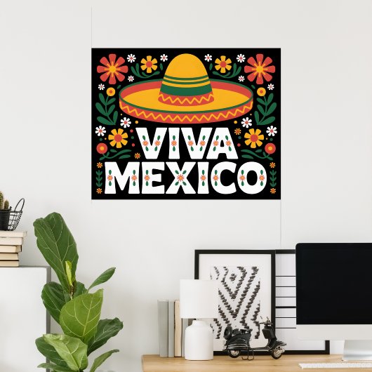 Poster Viva Mexico (Bureau à domicile)