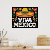 Poster Viva Mexico (Cuisine)