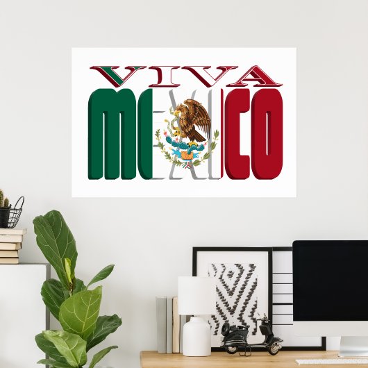 POSTER VIVA MEXICO (Bureau à domicile)