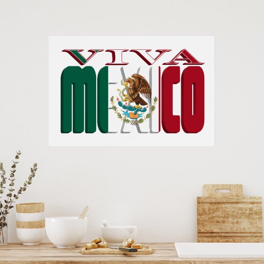 POSTER VIVA MEXICO (Cuisine)