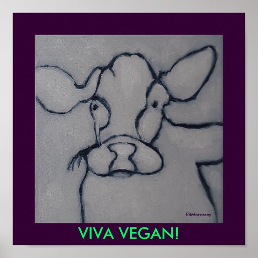 POSTER VIVA VEGAN ! - IMPRIMER (Devant)