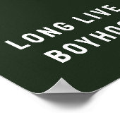 Poster Vive Boyhood Boy's Room Salle de jeu Nursery Wall (Coin)