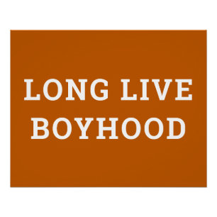 Poster Vive Boyhood Boy's Room Salle de jeu Nursery Wall
