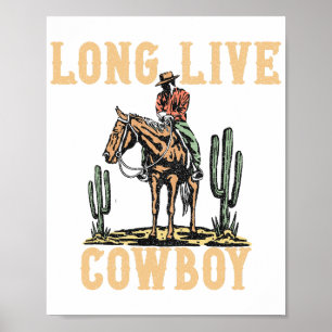 Poster Vive cowboy