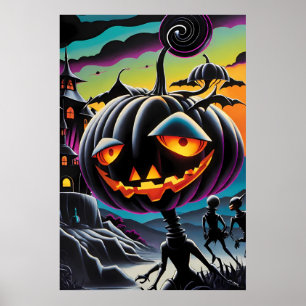 Poster Vive la Chose-Citrouille - Art de Ken Gage