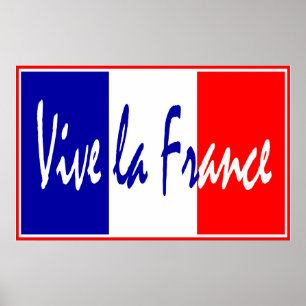 Poster Vive La France Poster, Restaurant Français, Sports