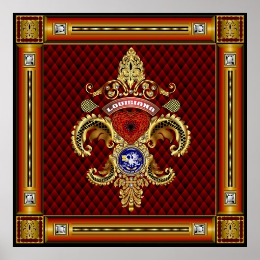 Poster Vive la Louisiane (Devant)