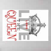 Poster Vive la REINE ! (Devant)