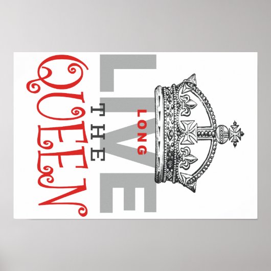 Poster Vive la REINE ! (Devant)