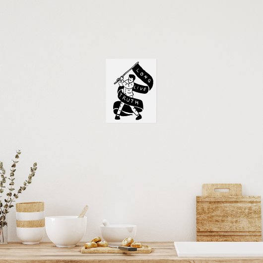 Poster Vive la vérité (Cuisine)