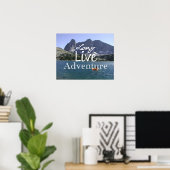 Poster Vive l'aventure (Bureau à domicile)
